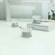 12 pcs LED Tealight Glittered Candles Lights