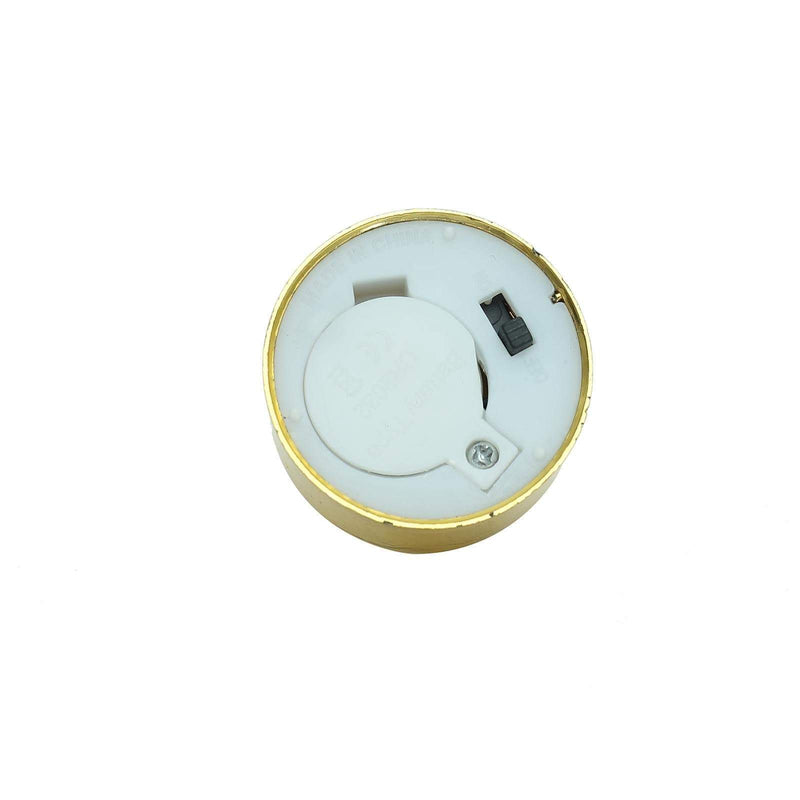 12 pcs LED Tealight Metallic Candles Lights - Silver