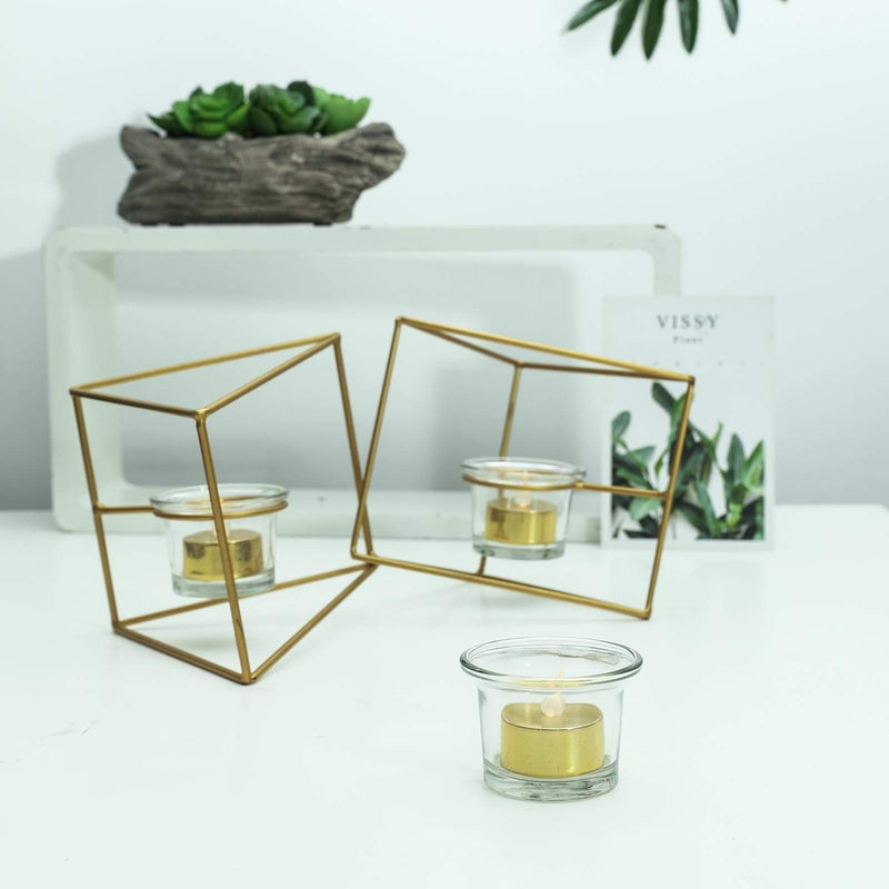 12 pcs LED Tealight Metallic Candles Lights - Silver