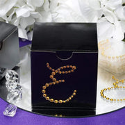 12 pcs Letter Rhinestones Gem Stickers - Gold