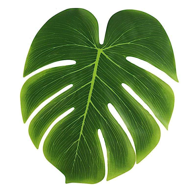 12 pcs Monstera Leaves Artificial Tropical Greenery - Green ARTI_TROP_004_GRN