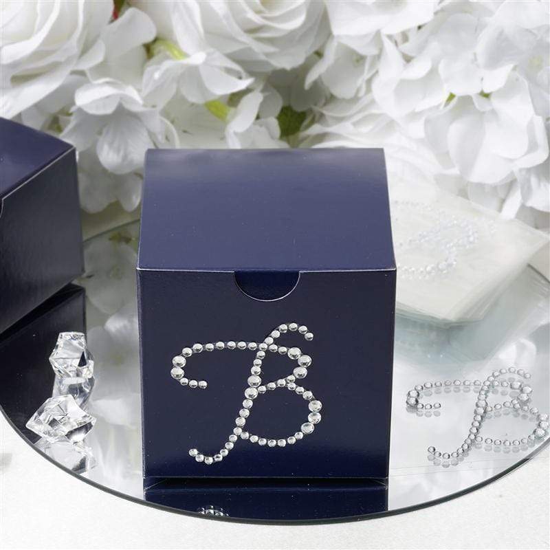 12 pcs Rhinestones Letter Gem Stickers