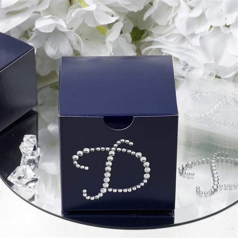 12 pcs Rhinestones Letter Gem Stickers