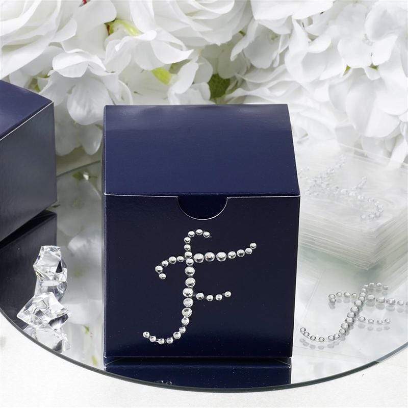 12 pcs Rhinestones Letter Gem Stickers