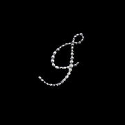 12 pcs Rhinestones Letter Gem Stickers