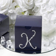 12 pcs Rhinestones Letter Gem Stickers