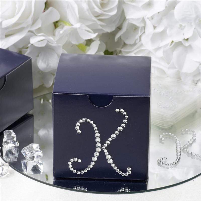 12 pcs Rhinestones Letter Gem Stickers