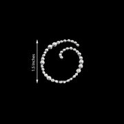 12 pcs Rhinestones Letter Gem Stickers