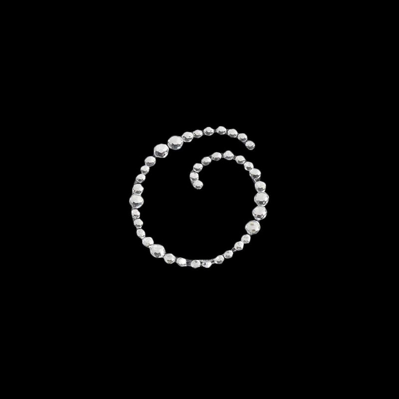 12 pcs Rhinestones Letter Gem Stickers