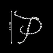 12 pcs Rhinestones Letter Gem Stickers