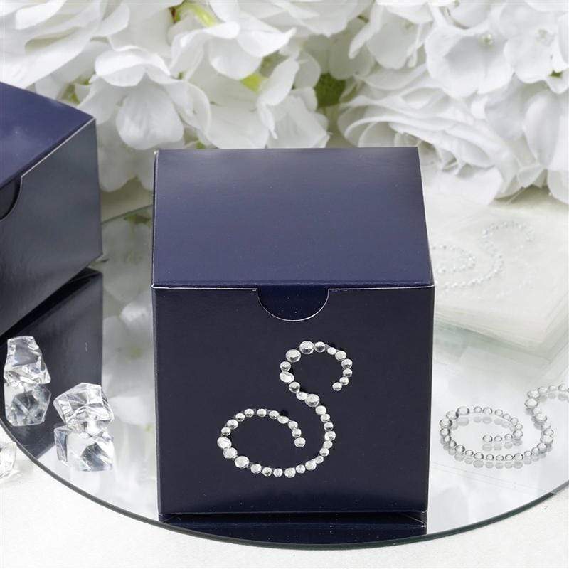 12 pcs Rhinestones Letter Gem Stickers