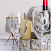 12 pcs Rhinestones Letter Gem Stickers