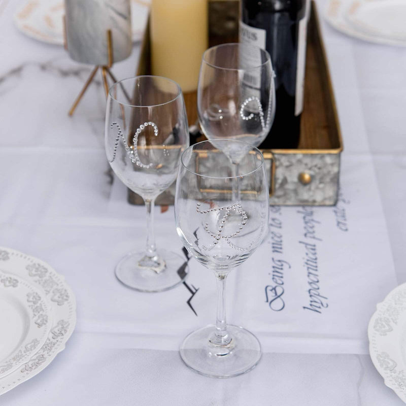 12 pcs Rhinestones Letter Gem Stickers