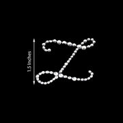 12 pcs Rhinestones Letter Gem Stickers