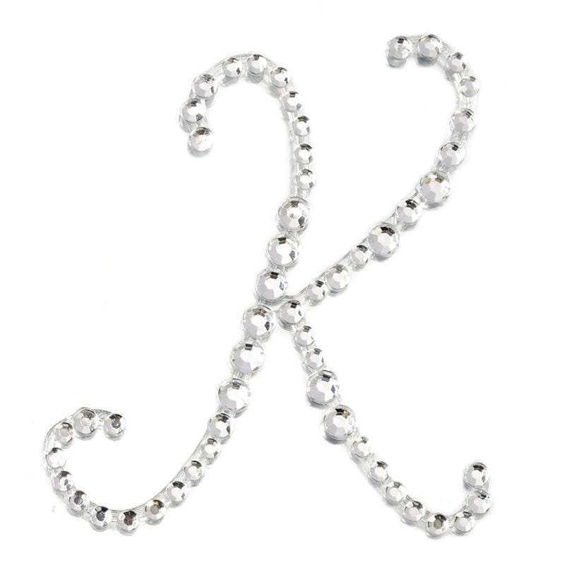 12 pcs Rhinestones Letter Gem Stickers DIA_RSTLRT02_K