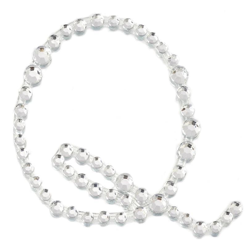 12 pcs Rhinestones Letter Gem Stickers DIA_RSTLRT02_Q