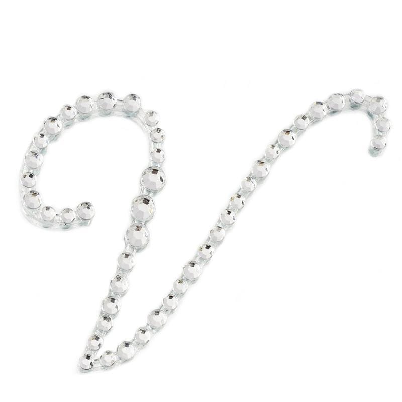 12 pcs Rhinestones Letter Gem Stickers DIA_RSTLRT02_V