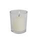 12 pcs Round Votive Tealight Candles with Clear Glass Holders CAND_CLR_IVR