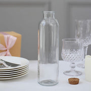 12 Round 16 oz Refillable Glass Bottles Storage Jars with Cork Stopper - Clear GLAS_JAR20_16_CLR