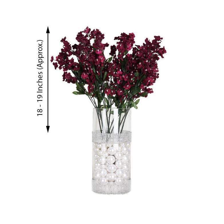 12 Silk Baby Breath Bushes