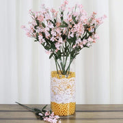 12 Silk Baby Breath Bushes