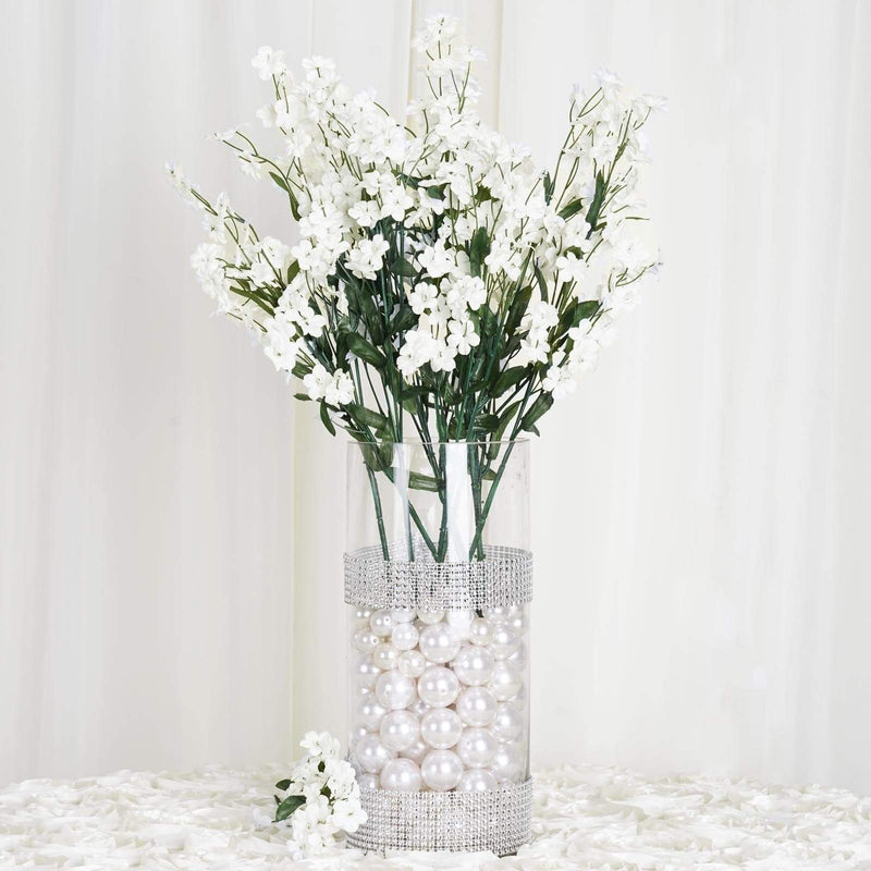 12 Silk Baby Breath Bushes ARTI_BRTH_IVR