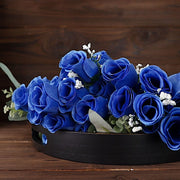 12 Silk Rose Buds Bushes Flowers Wedding Arrangements