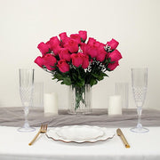 12 Silk Rose Buds Bushes Flowers Wedding Arrangements