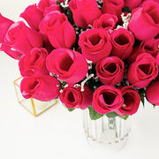 12 Silk Rose Buds Bushes Flowers Wedding Arrangements