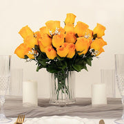 12 Silk Rose Buds Bushes Flowers Wedding Arrangements