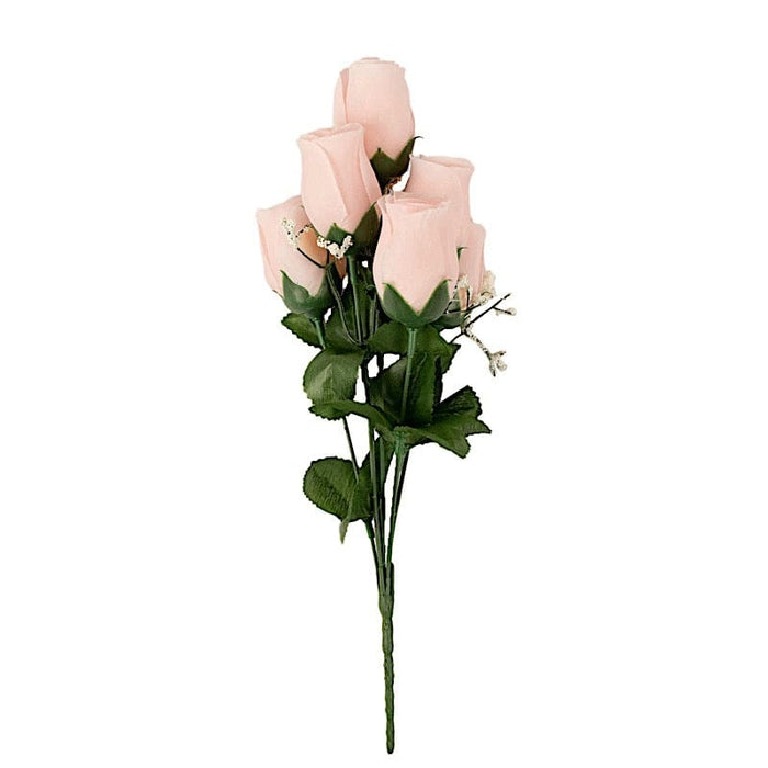 12 Silk Rose Buds Bushes Flowers Wedding Arrangements ARTI_84_046