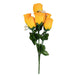 12 Silk Rose Buds Bushes Flowers Wedding Arrangements ARTI_84_ORNG