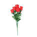 12 Silk Rose Buds Bushes Flowers Wedding Arrangements ARTI_84_RED