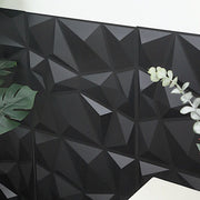 12 Square 20" x 20" Matte PVC Stick On Wall Panels 3D Diamond Design