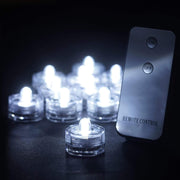 12 Submergible Lights with Remote Control - LED White LED_RMT02_WHT