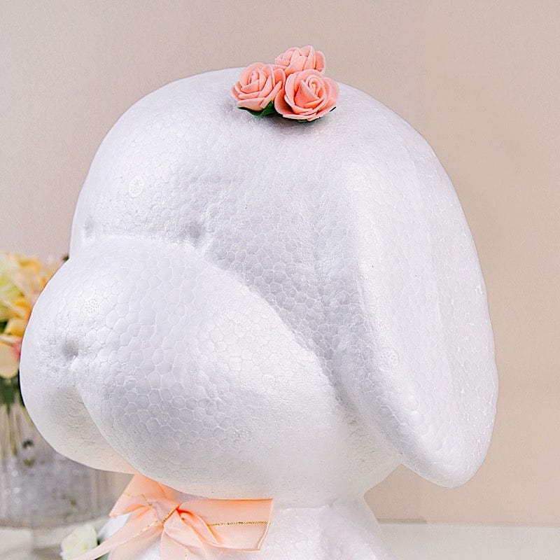 12" tall 3D Puppy Styrofoam Craft DIY Arts Party Decoration - White FOAM_CRAF_DOG01_M