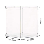 12" tall Acrylic Display Box Centerpiece Pedestal Riser Column