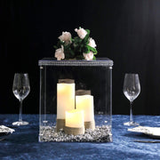 12" tall Acrylic Display Box Centerpiece Pedestal Riser Column