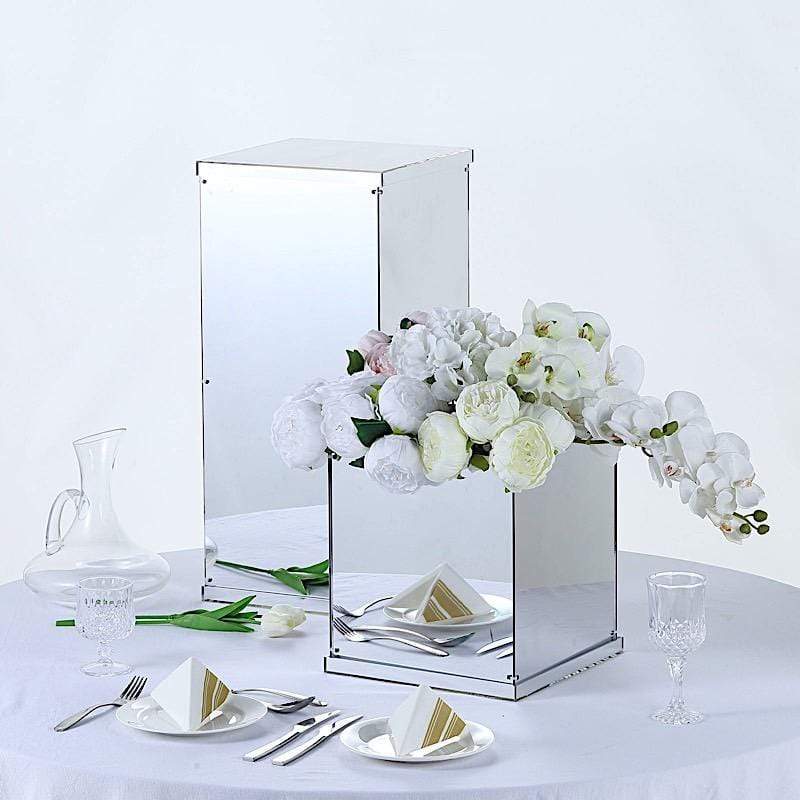 12" tall Acrylic Display Box Centerpiece Pedestal Riser Column