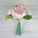 12" tall Silk Artificial Peony Flowers Bouquet