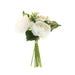 12" tall Silk Artificial Peony Flowers Bouquet ARTI_BOUQ_PEO06_WHT