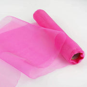 12" x 10 yards Chiffon Fabric Bolt CHIF_1210_FUSH