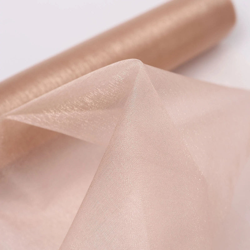 12" x 10 yards Chiffon Fabric Bolt CHIF_1210_NUDE