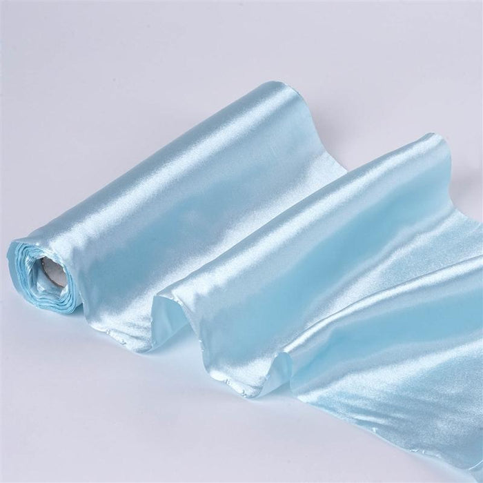 12" x 10 yards Satin Fabric Roll STN_1210_BLUE