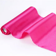 12" x 10 yards Satin Fabric Roll STN_1210_FUSH