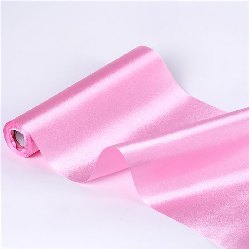 12" x 10 yards Satin Fabric Roll STN_1210_PINK