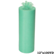 12" x 100 yards Wedding Tulle Roll - Mint Green TUL_12ROL_100YD_MINT