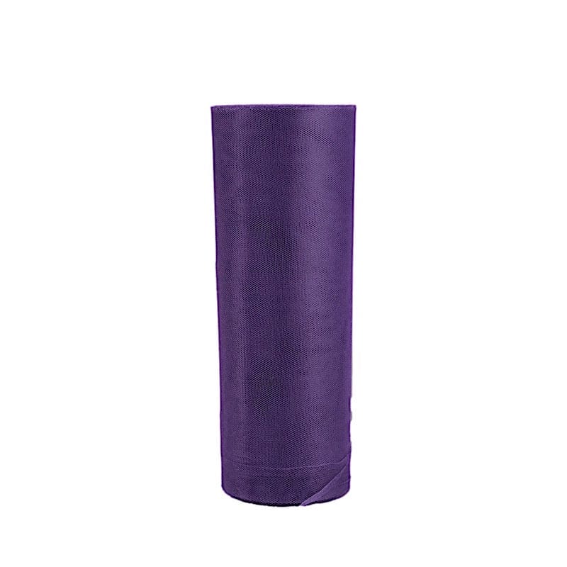 12" x 100 yards Wedding Tulle Roll TUL_12ROL_100YD_PURP