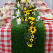 12" x 108" Artificial Green Grass Table Runner RUN_GRN01_1x9