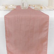 12" x 108" Metallic Accordion Crinkled Taffeta Table Runner RUN_ACRNK_080